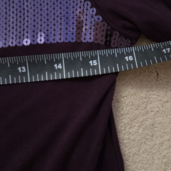 Kische dark plum party dress. - Picture 6 of 8